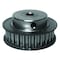 B&B Manufacturing 28-5M09-6FA3, Timing Pulley, Aluminum, Clear Anodized,  28-5M09-6FA3 - alternate 2